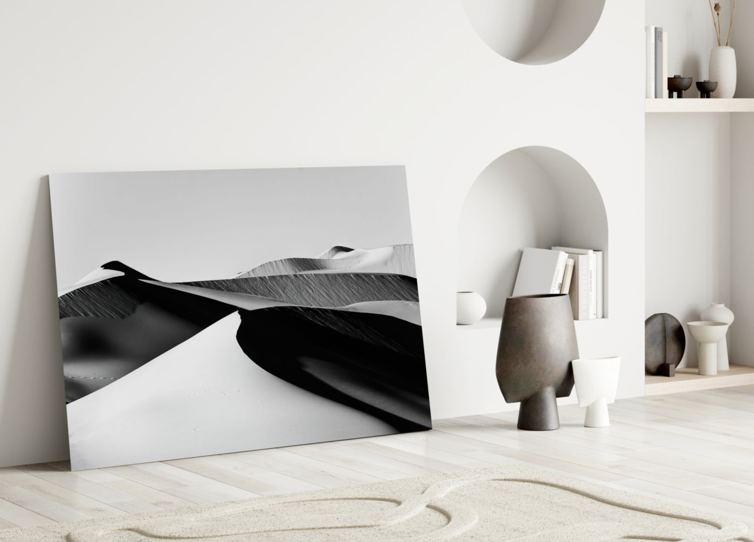 Insigneart USA Insigneart USA Black Landscape Glass Wall Art
