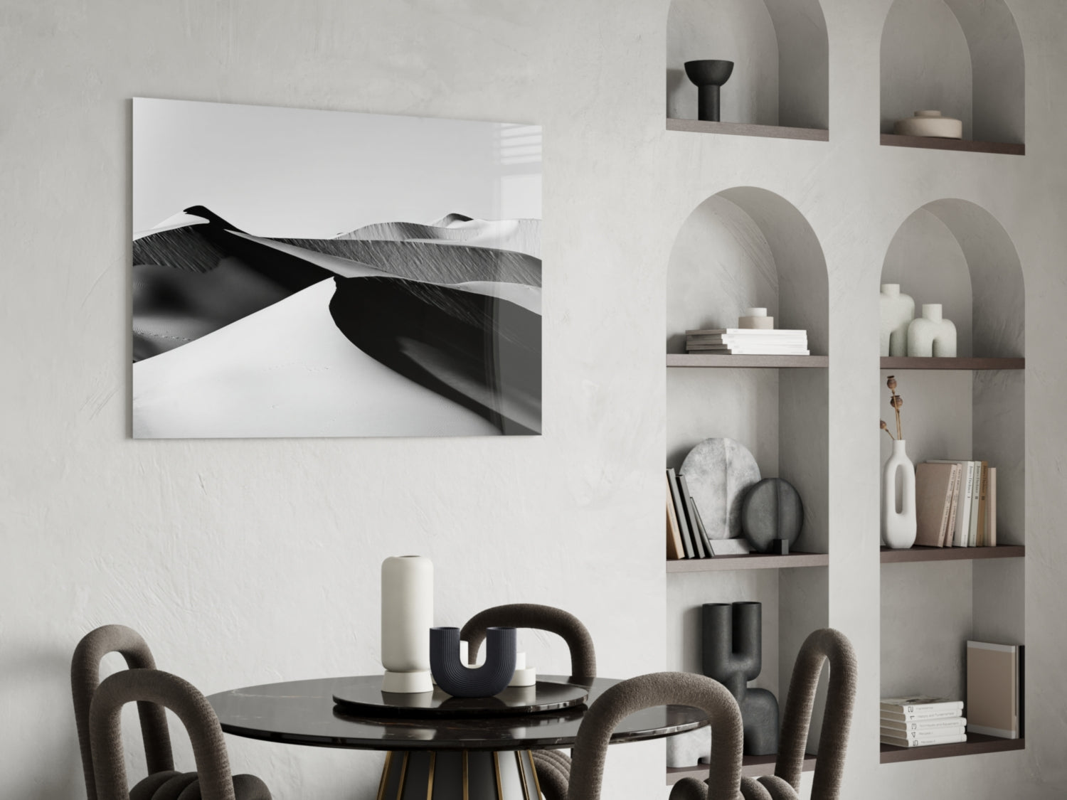 Insigneart USA Insigneart USA Black Landscape Glass Wall Art