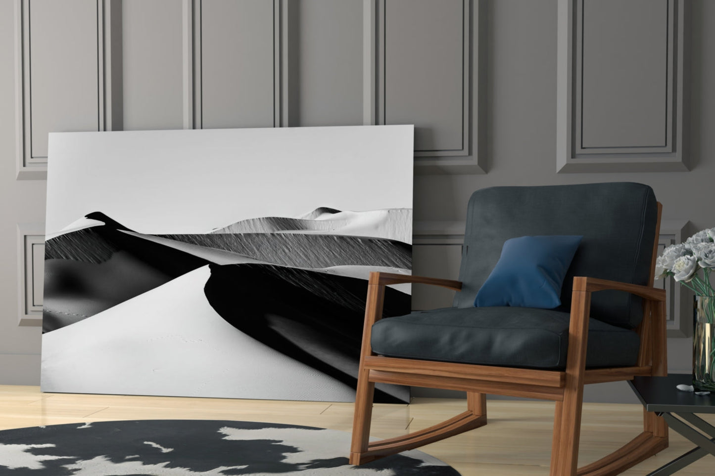 Insigneart USA Insigneart USA Black Landscape Glass Wall Art