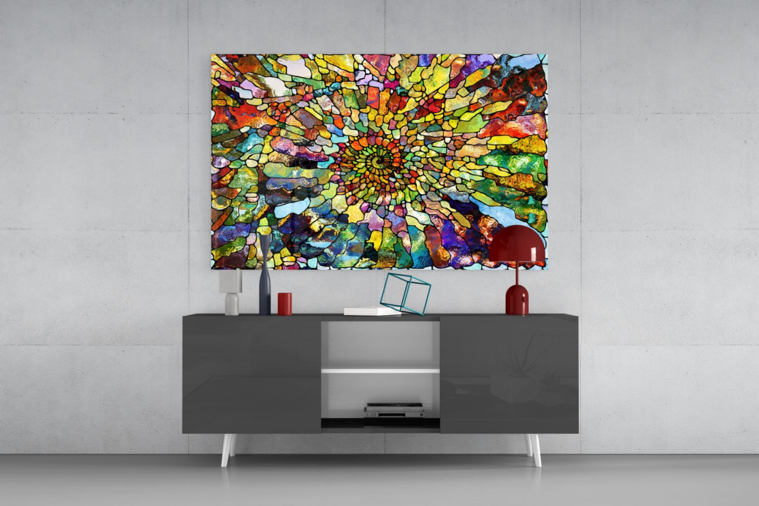 Insigneart USA Insigneart USA Colorful Mosaic Glass Art