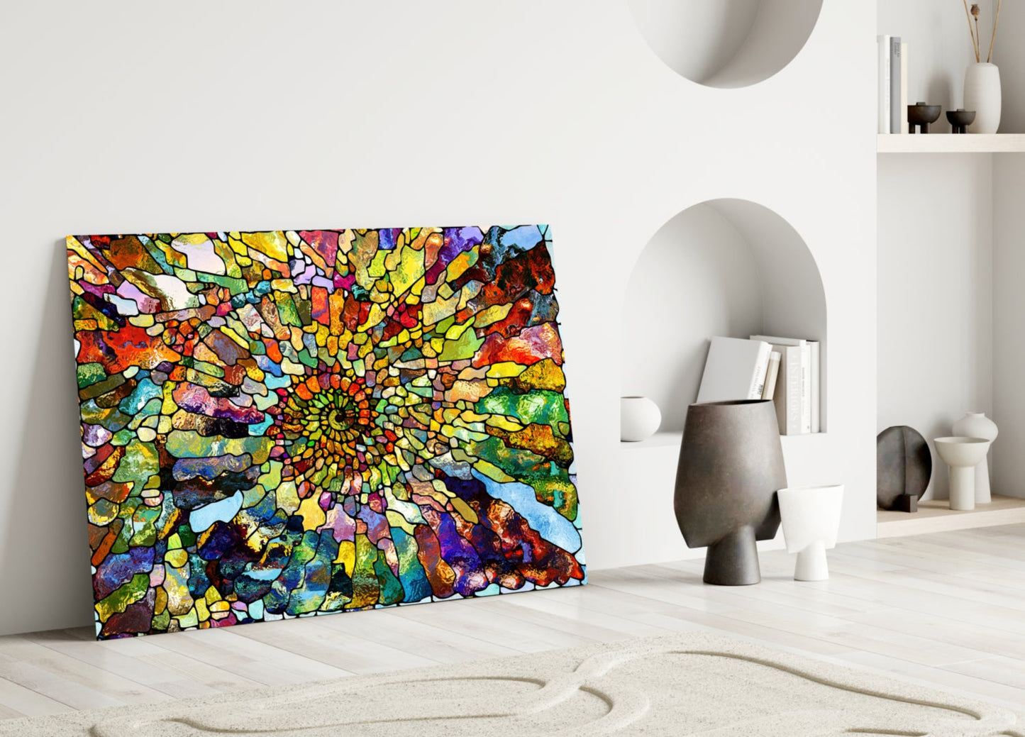 Insigneart USA Insigneart USA Colorful Mosaic Glass Art