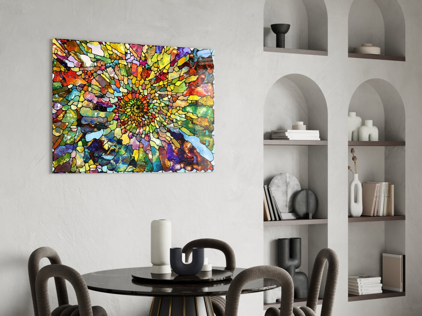 Insigneart USA Insigneart USA Colorful Mosaic Glass Art