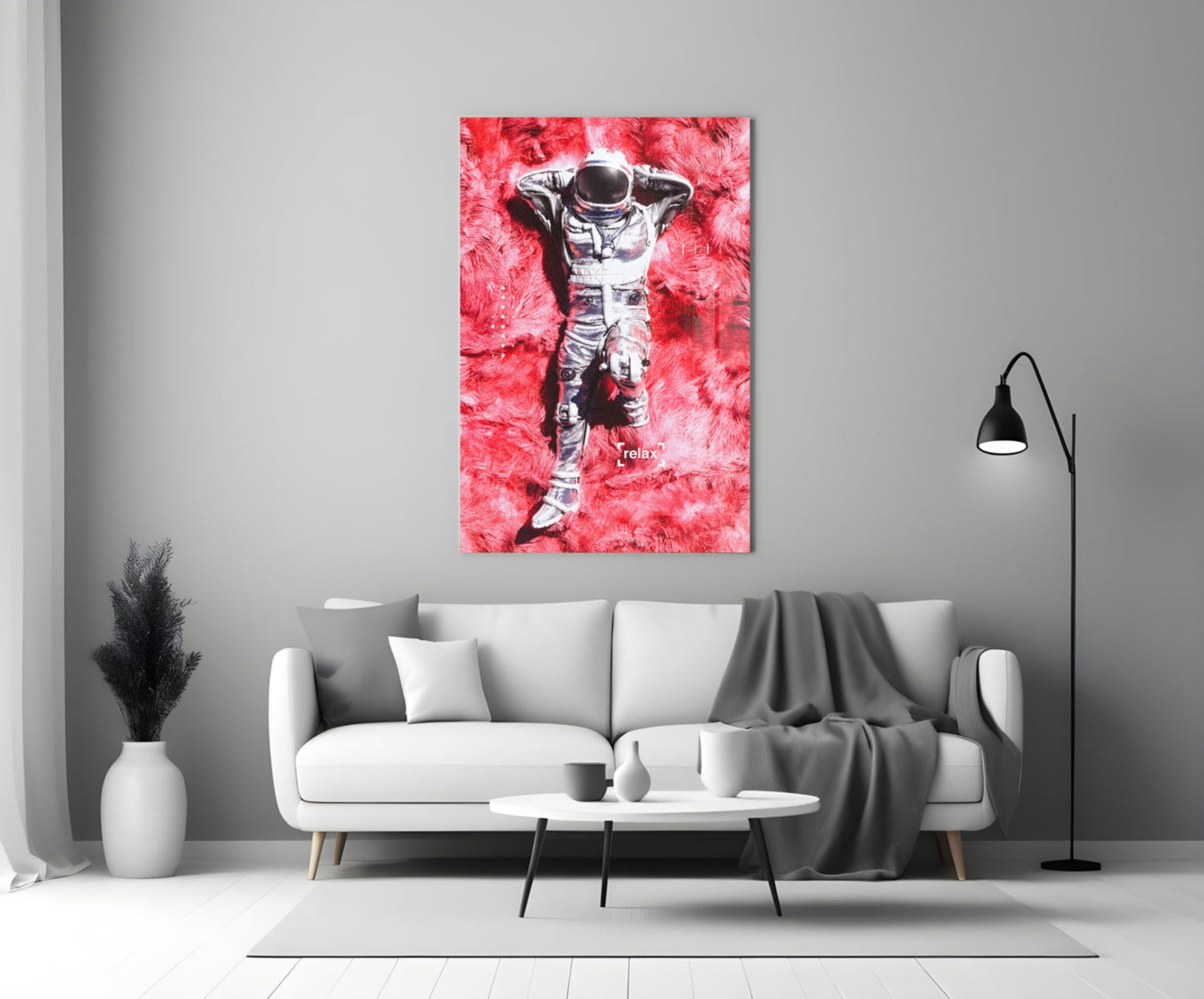 Insigneart USA Insigneart USA Astronaut and Space Grass Glass Art