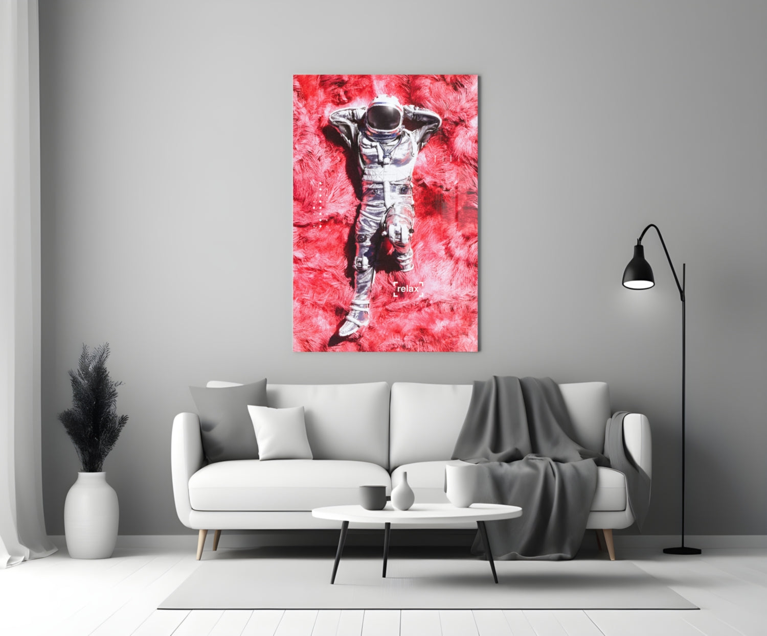 Insigneart USA Insigneart USA Astronaut and Space Grass Glass Art