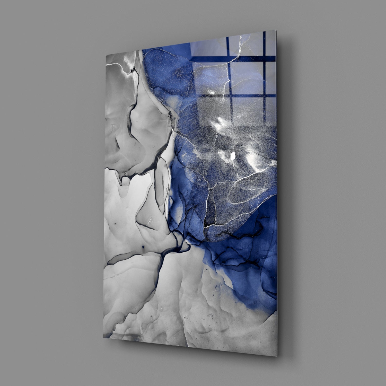 Insigneart USA Insigneart USA Blue Marble Glass Art