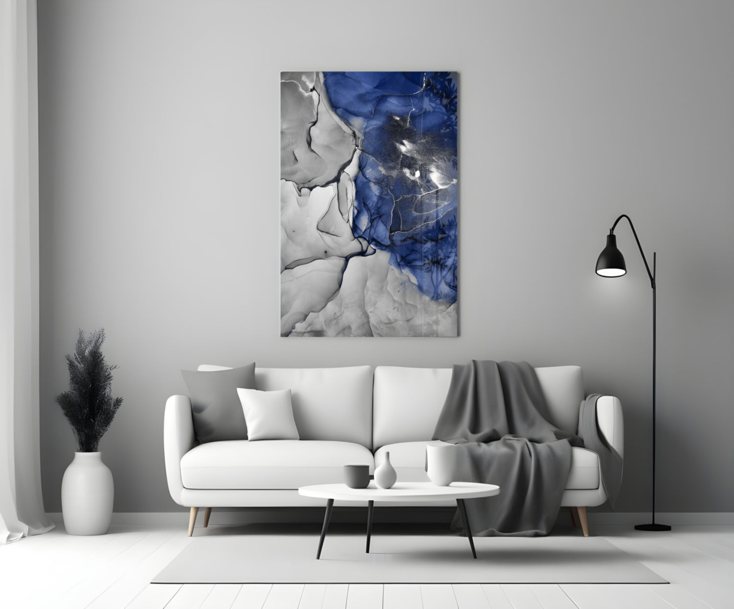 Insigneart USA Insigneart USA Blue Marble Glass Art