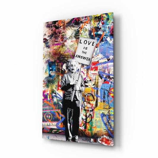 Insigneart USA Insigneart USA Einstein's Answer Glass Art