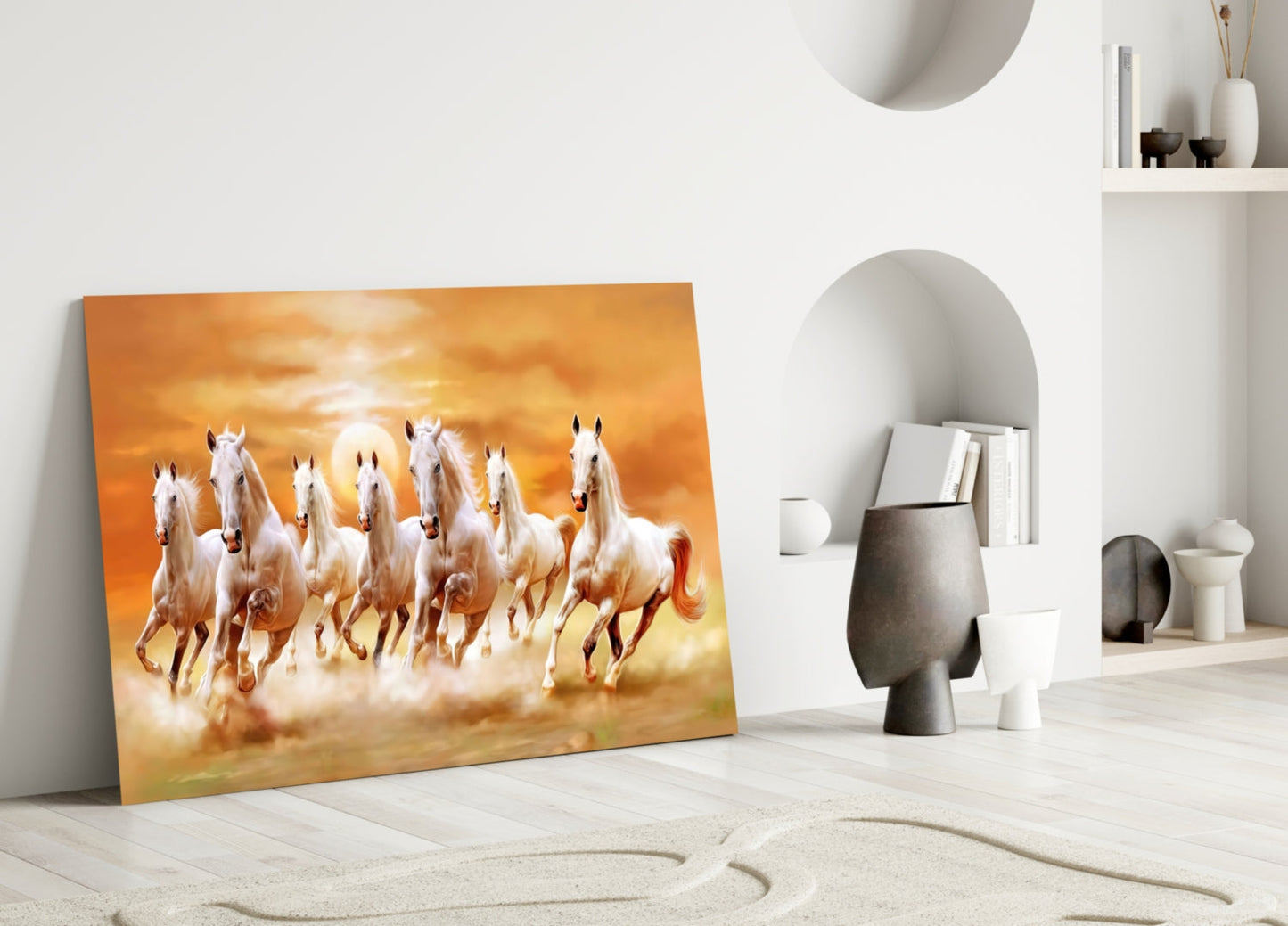 Insigneart USA Insigneart USA Running Horses Glass Art