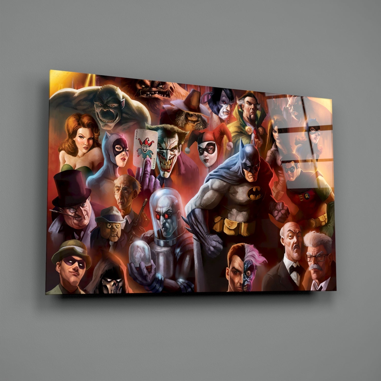 Insigneart USA Insigneart USA Batman and DC Characters Glass Art