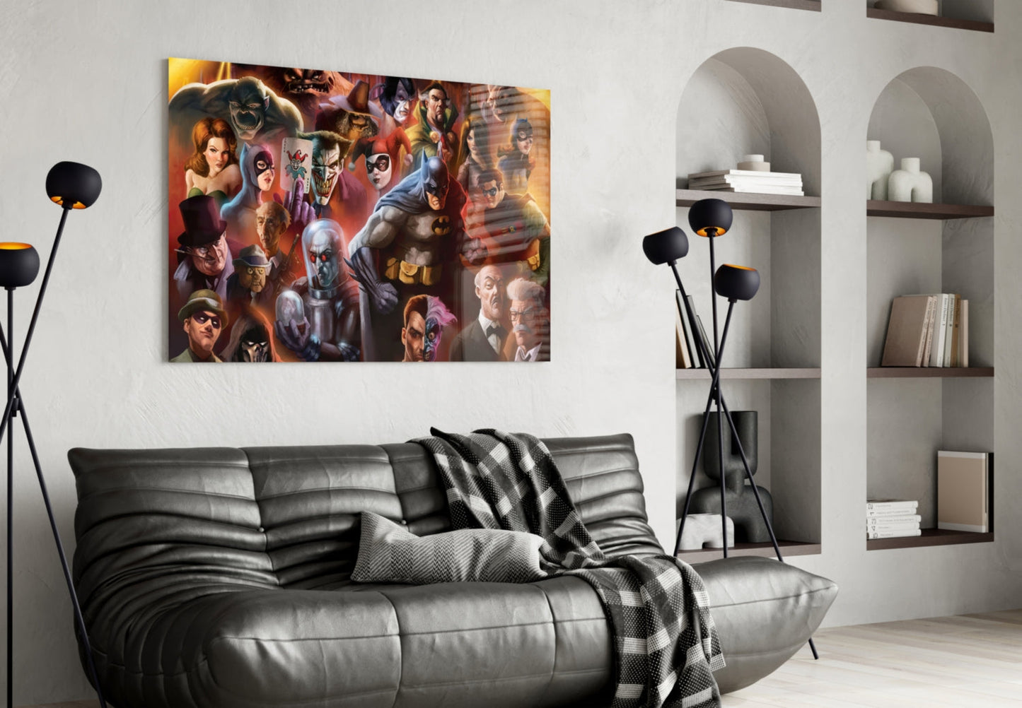 Insigneart USA Insigneart USA Batman and DC Characters Glass Art