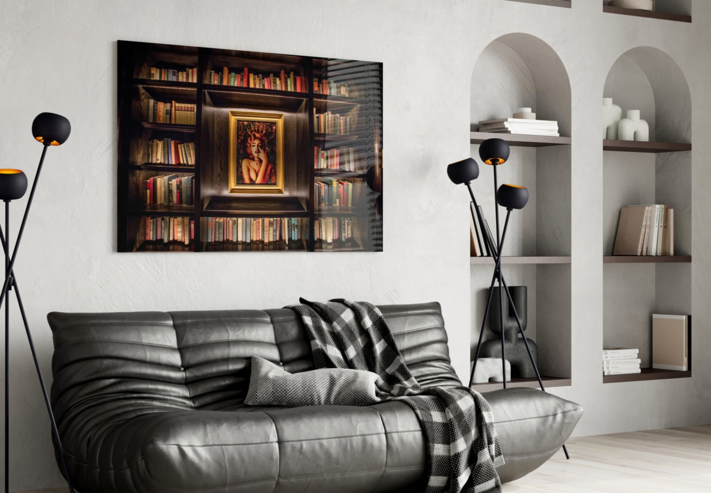 Insigneart USA Insigneart USA Bookshelf Glass Art