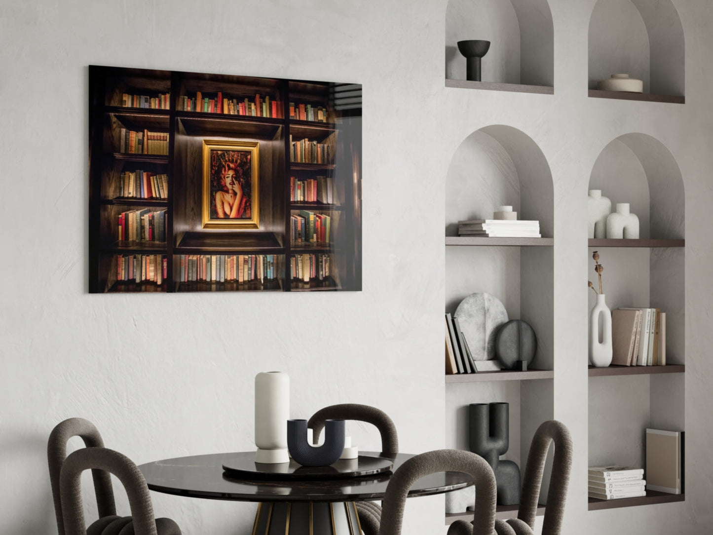 Insigneart USA Insigneart USA Bookshelf Glass Art