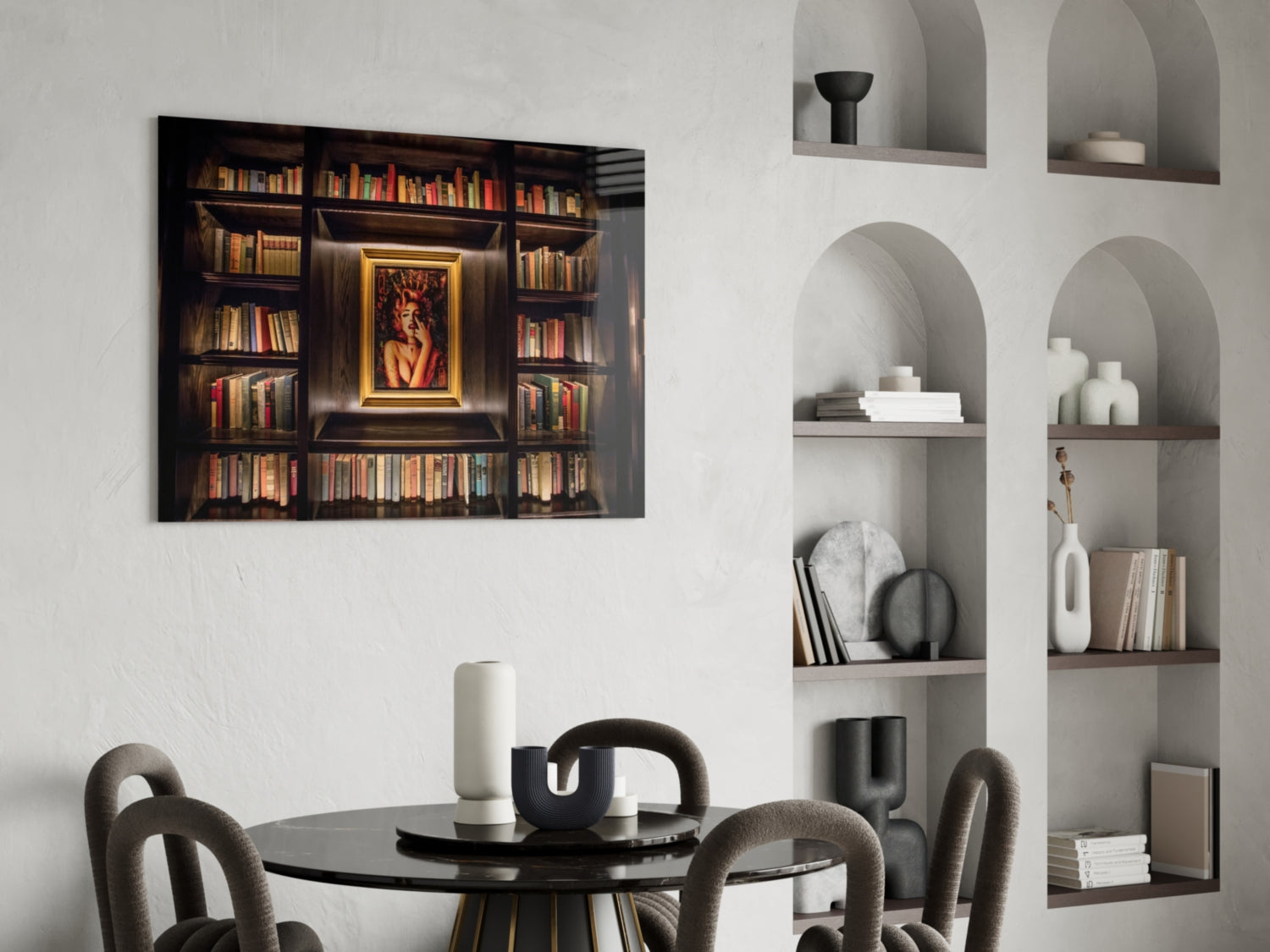 Insigneart USA Insigneart USA Bookshelf Glass Art