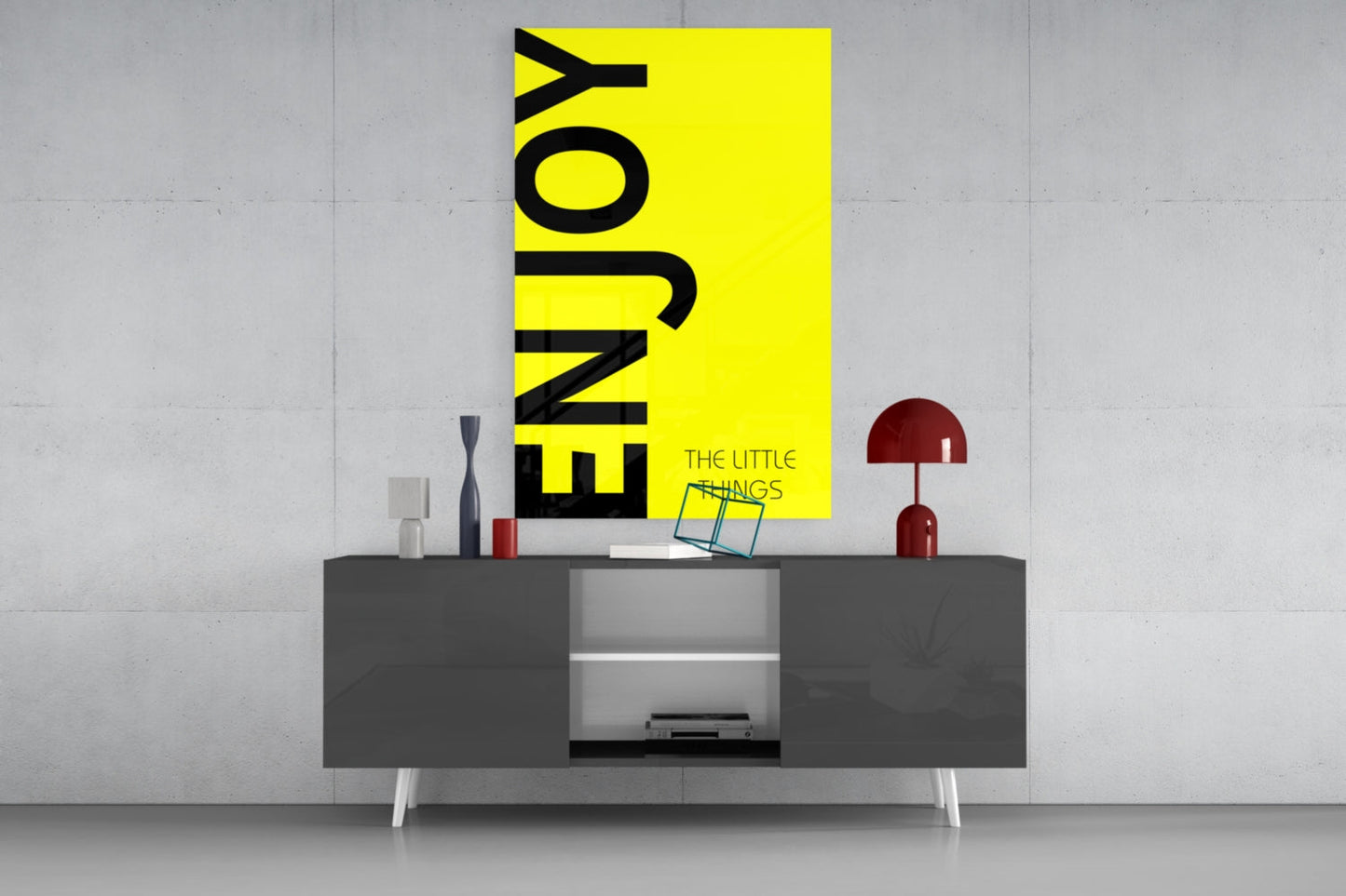 Insigneart USA Insigneart USA Enjoy The Little Things Glass Wall Art