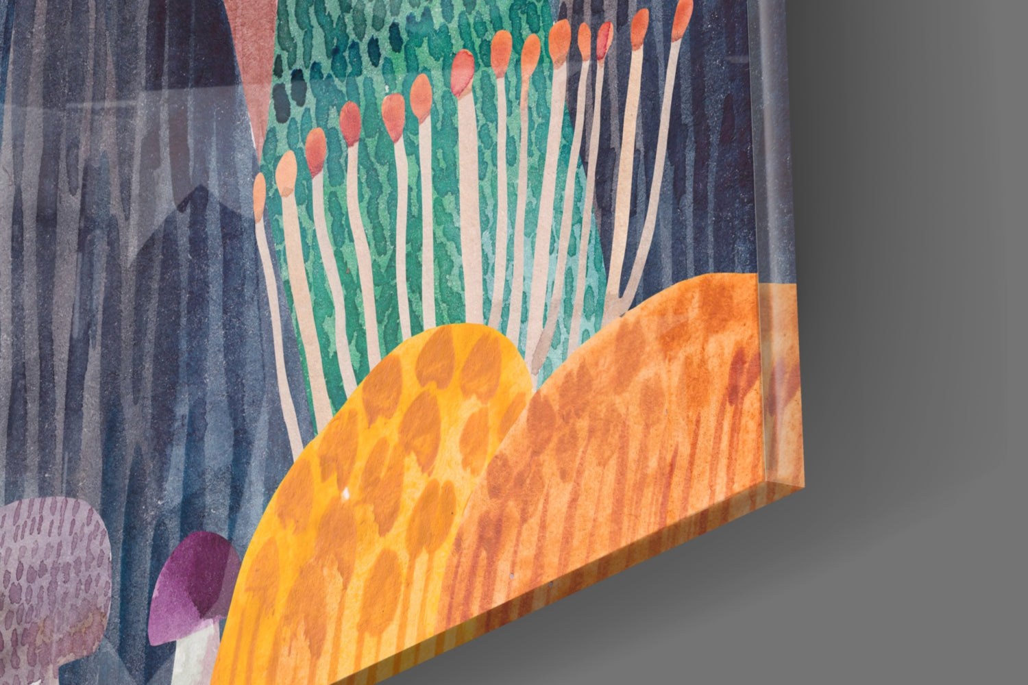 Insigneart USA Insigneart USA Colorful Trees Glass Wall Art