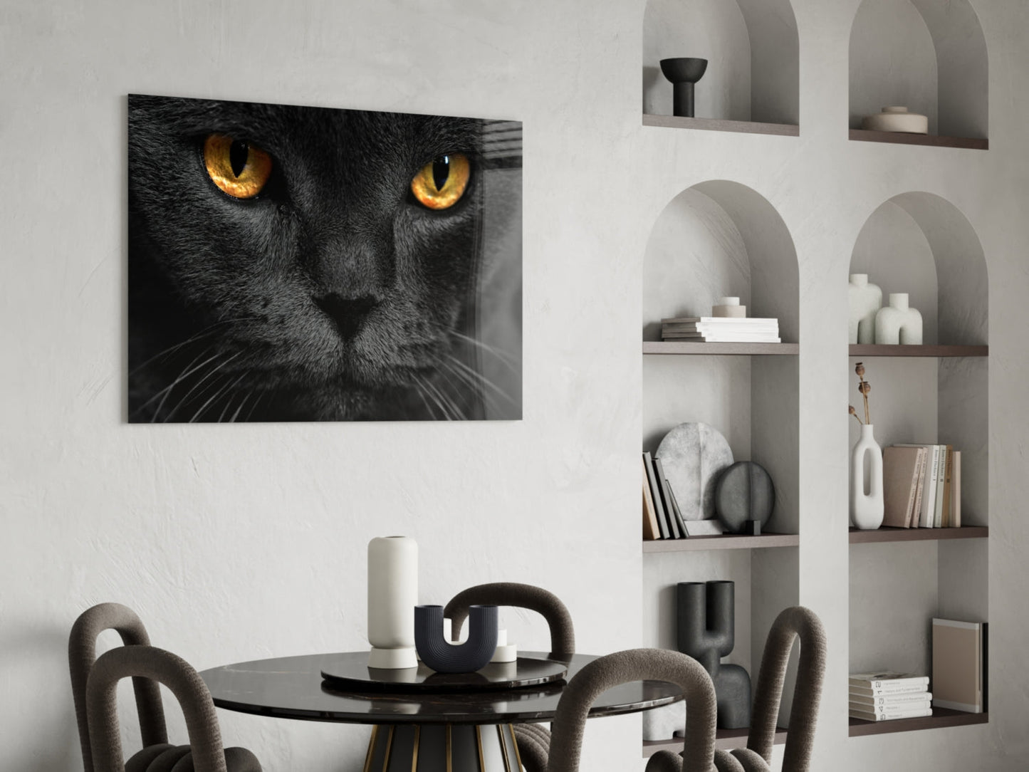 Insigneart USA Insigneart USA Cat Glass Wall Art