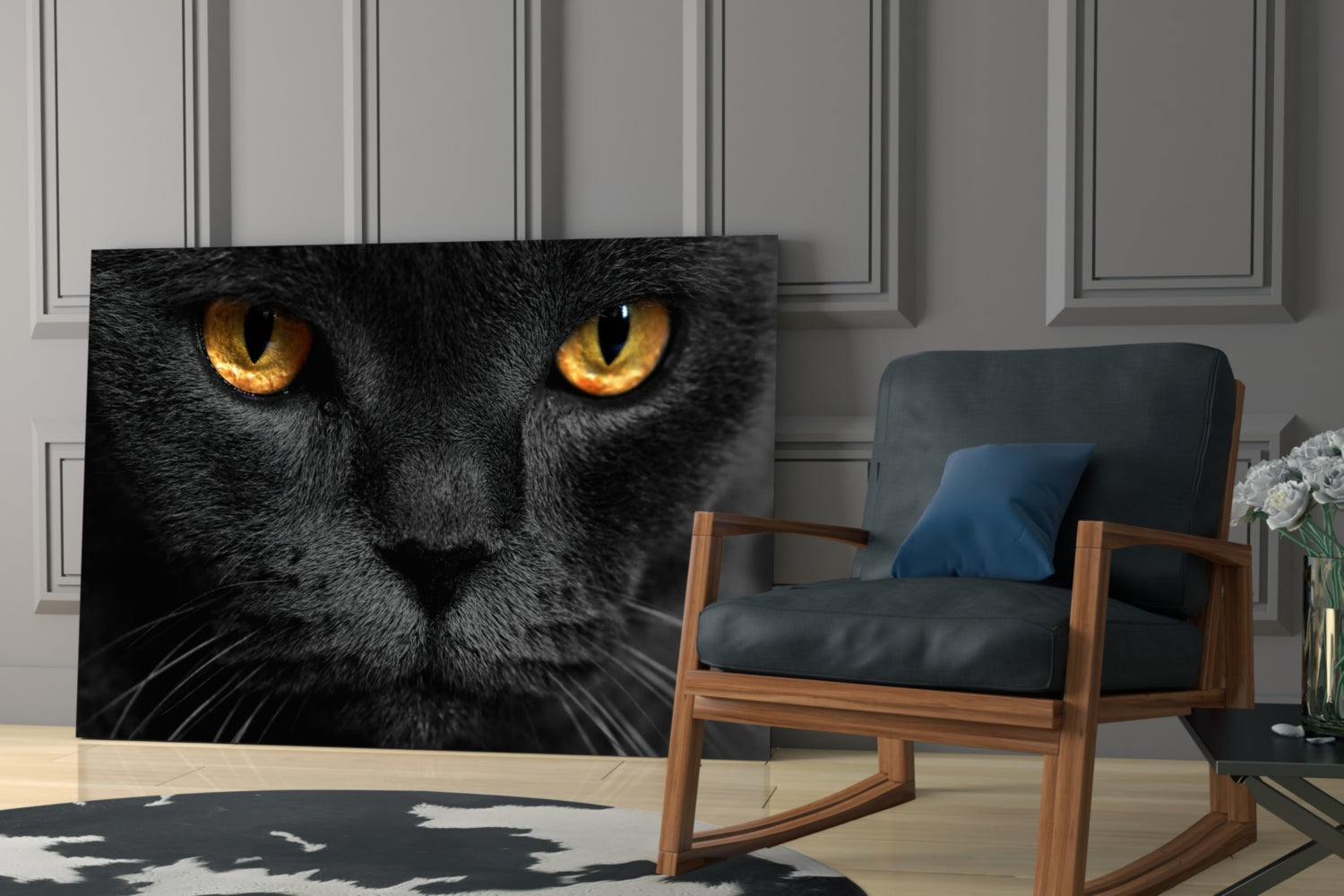 Insigneart USA Insigneart USA Cat Glass Wall Art
