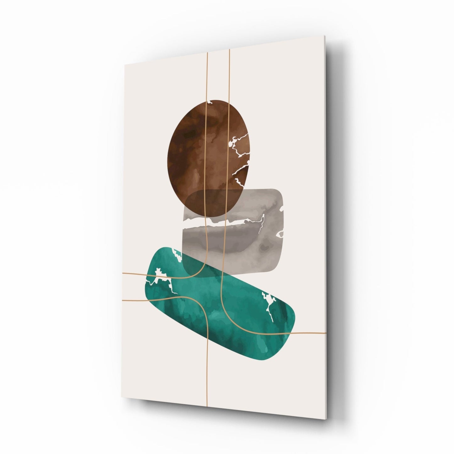 Insigneart USA Insigneart USA Dance of Earth Colors Glass Wall Art