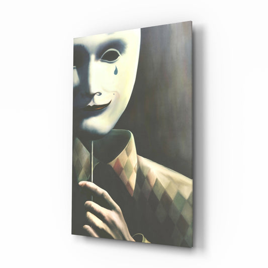 Insigneart USA Insigneart USA Mask the Sadness Glass Wall Art