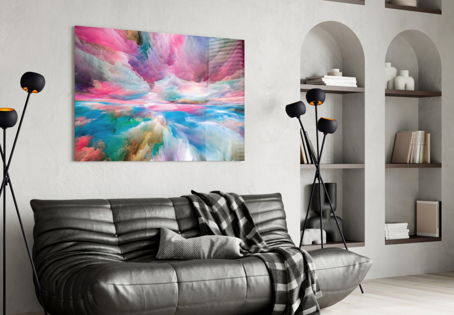 Insigneart USA Insigneart USA Clouds of a Dream Glass Wall Art
