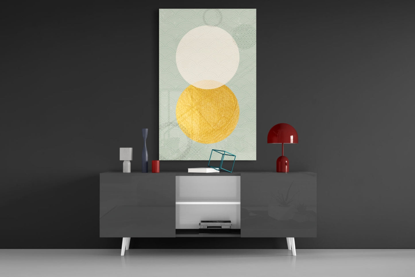 Insigneart USA Insigneart USA Sun and Moon Glass Wall Art