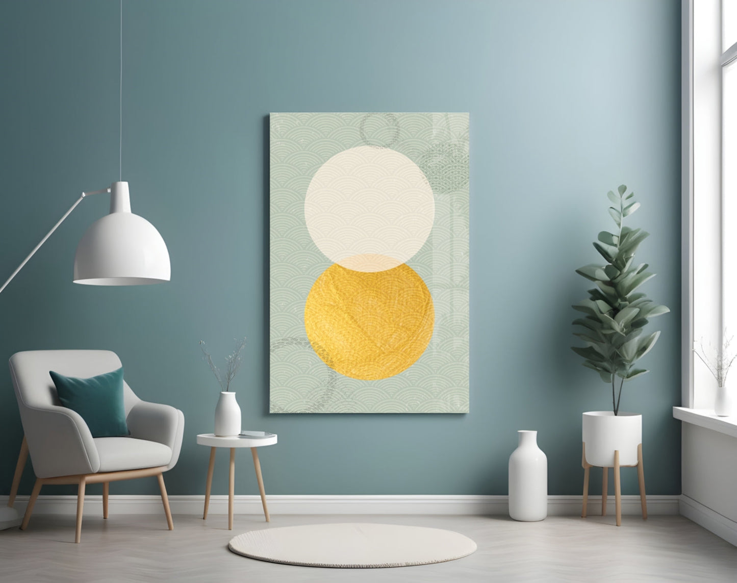 Insigneart USA Insigneart USA Sun and Moon Glass Wall Art