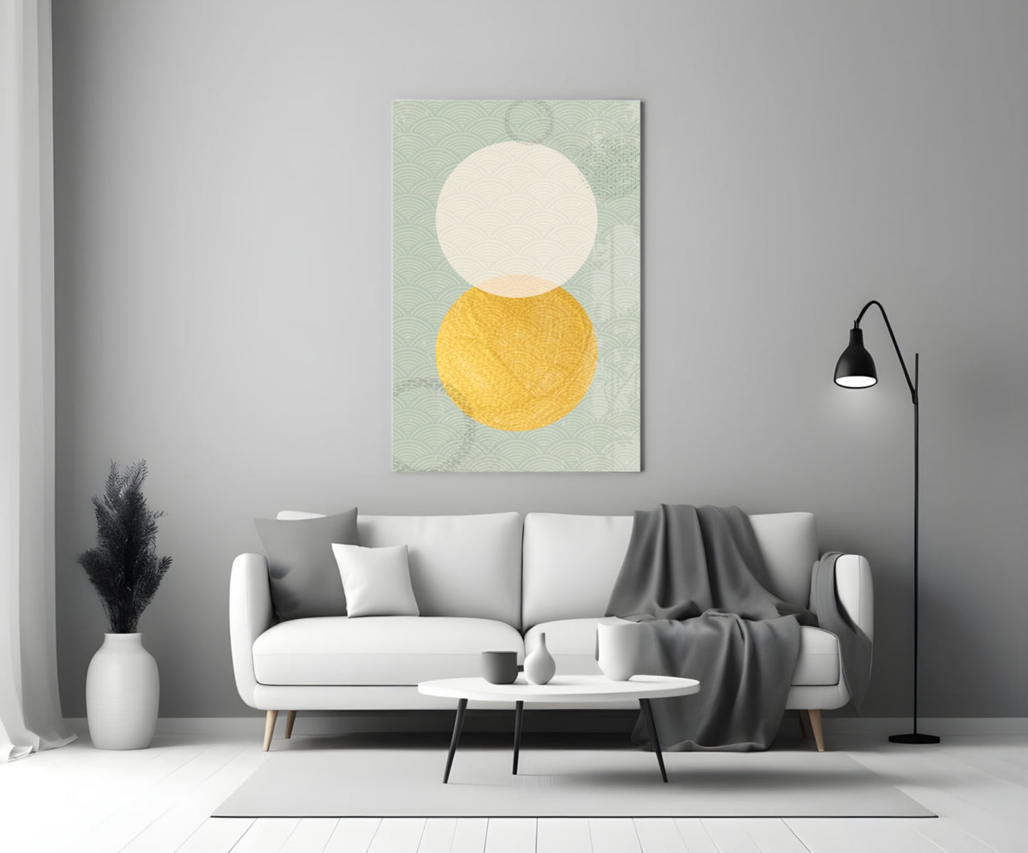 Insigneart USA Insigneart USA Sun and Moon Glass Wall Art