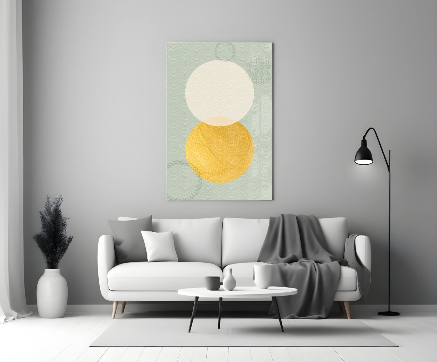 Insigneart USA Insigneart USA Sun and Moon Glass Wall Art