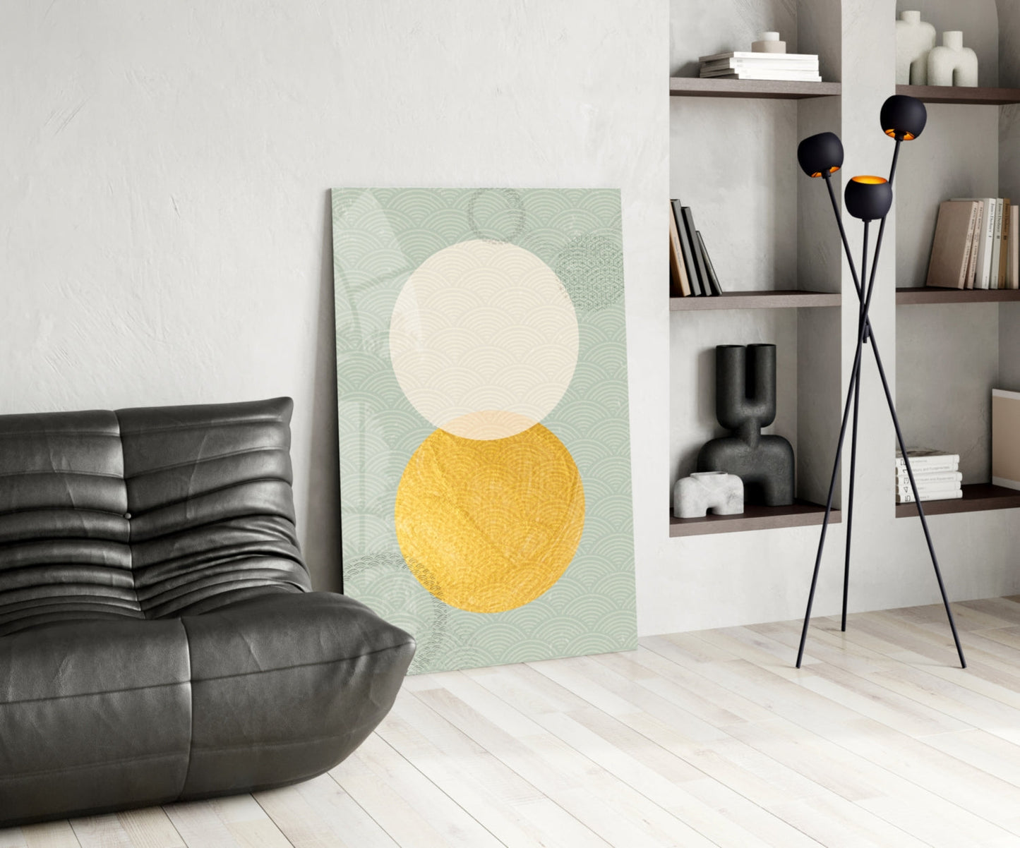 Insigneart USA Insigneart USA Sun and Moon Glass Wall Art