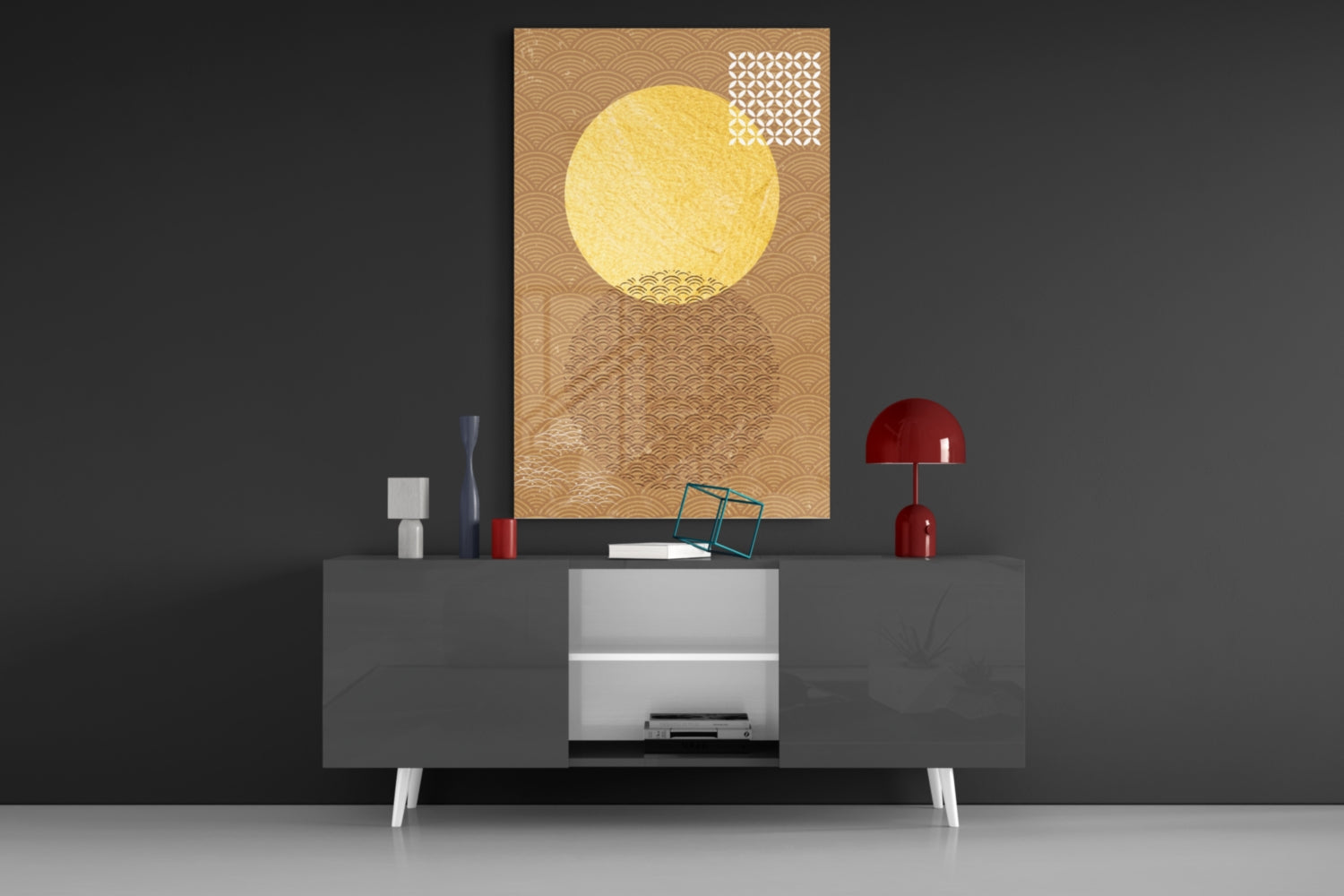 Insigneart USA Insigneart USA Shadow of the Sun Glass Wall Art