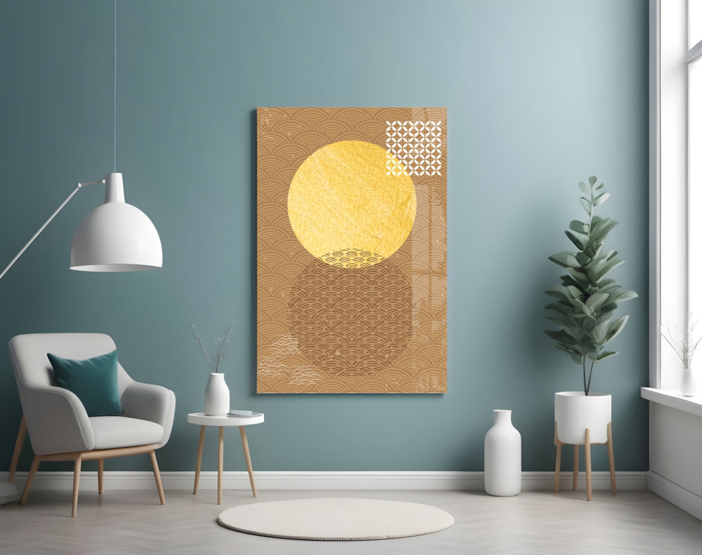 Insigneart USA Insigneart USA Shadow of the Sun Glass Wall Art