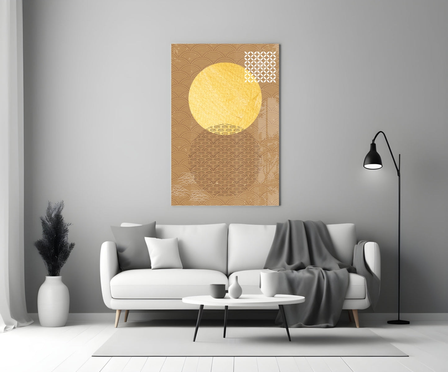 Insigneart USA Insigneart USA Shadow of the Sun Glass Wall Art