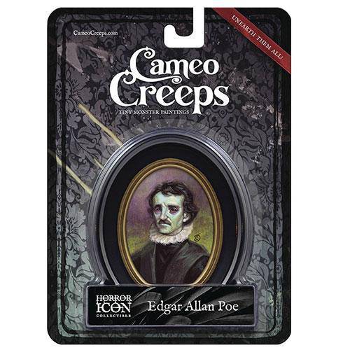 ToyShnip Cameo Creeps Tiny Monster Paintings - Edger Allan Poe