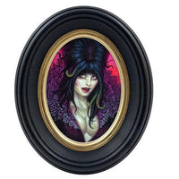 ToyShnip Cameo Creeps Tiny Monster Paintings - Elvira Mistress of the dark