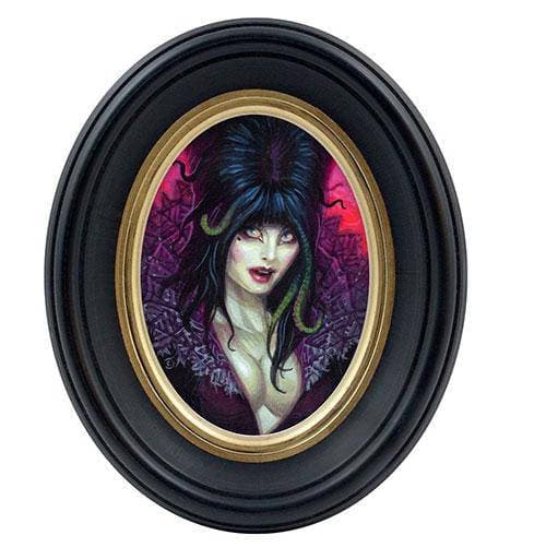 ToyShnip Cameo Creeps Tiny Monster Paintings - Elvira Mistress of the dark