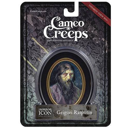 Cameo Creeps Tiny Monster Paintings - Grigori Rasputin ToyShnip