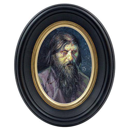 ToyShnip Cameo Creeps Tiny Monster Paintings - Grigori Rasputin