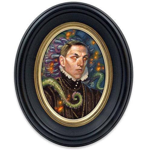 ToyShnip Cameo Creeps Tiny Monster Paintings - H. P. Lovecraft