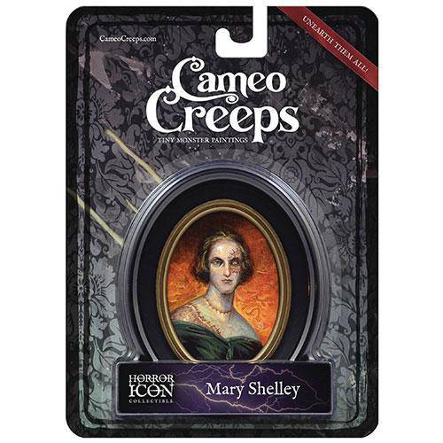 ToyShnip Cameo Creeps Tiny Monster Paintings - Mary Shelley