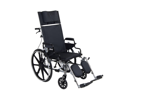 Viper Plus GT Full Reclining Wheelchair, Detachable Desk Arms, 16" Seat RIO Medical Supplies