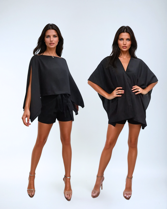 Baliawear Baliawear Cape Top - Linen