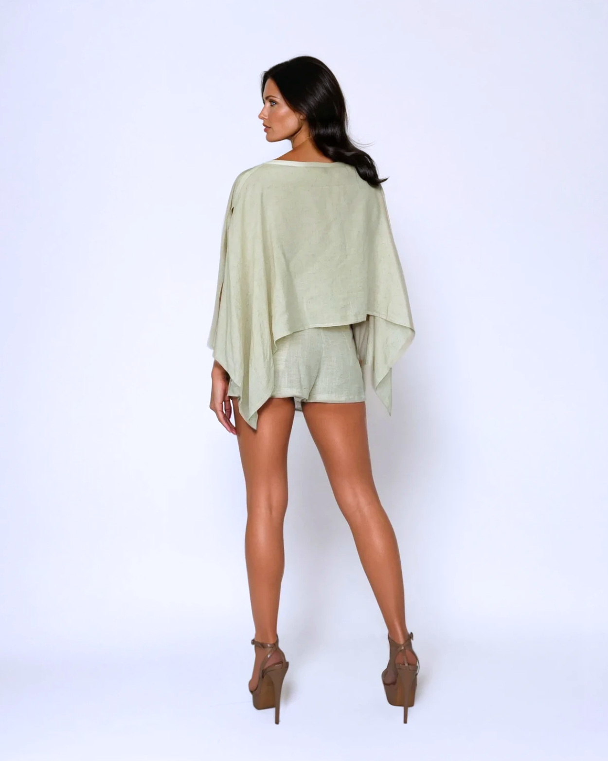 Baliawear Baliawear Cape Top - Linen