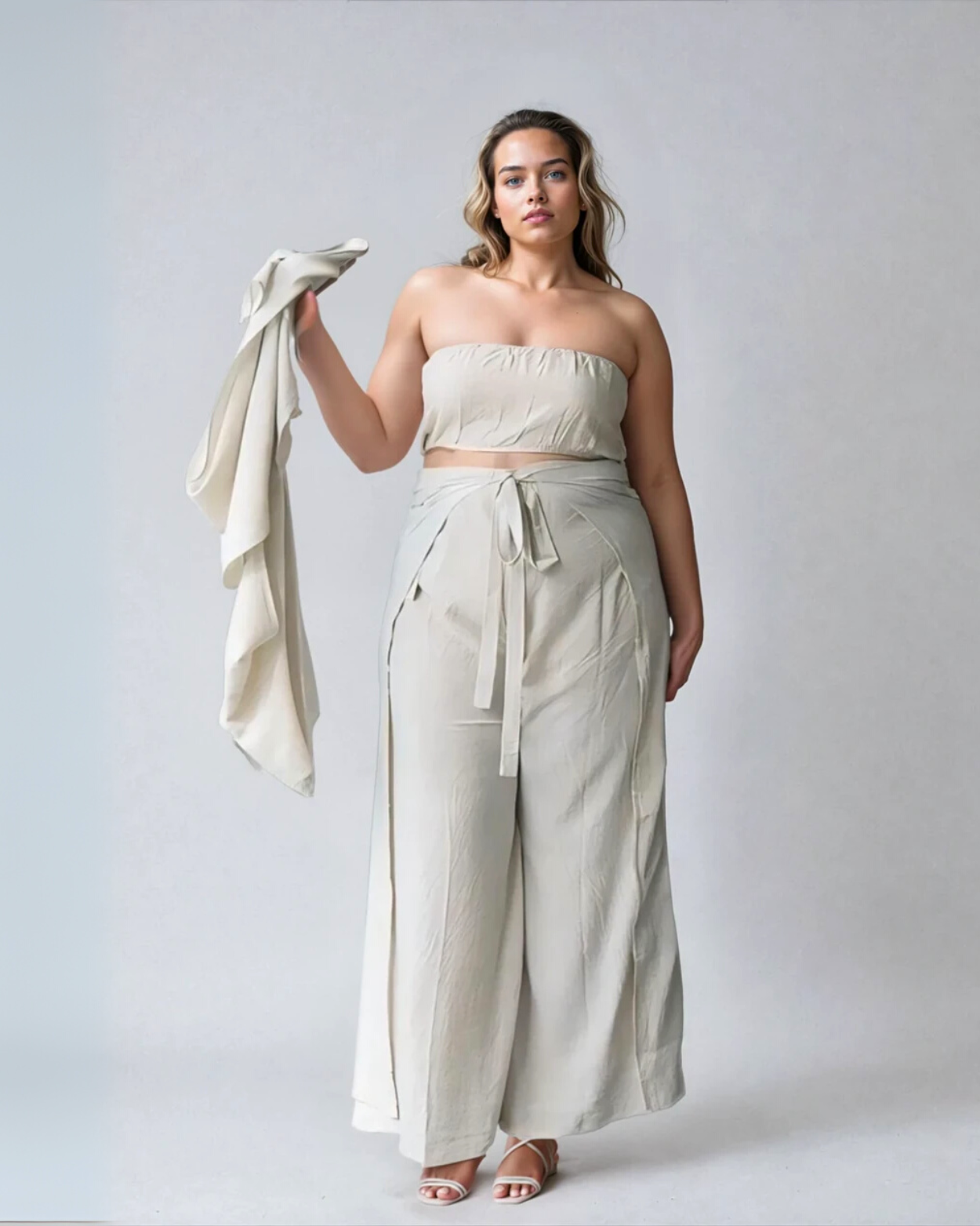 Baliawear Baliawear Cape Top - Linen