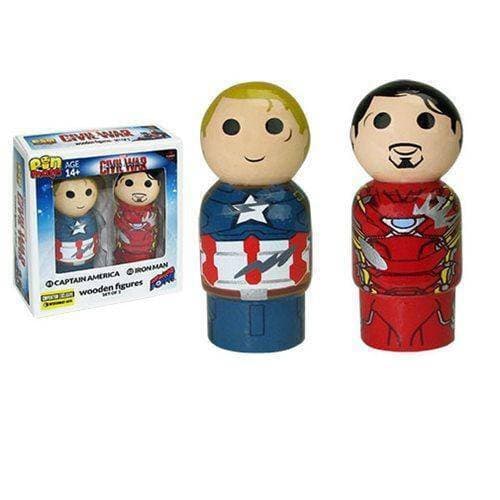 ToyShnip Captain America: Civil War Captain America vs. Iron Man Pin Mate