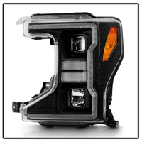Spyder Signature 20-22 Ford F250/F350 (Halogen) Proj. Headlights - Black (PRO-YD-FS20HALSI-SEQ-BK) OffRoadUSA.com