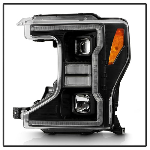 Spyder Signature 20-22 Ford F250/F350 (Halogen) Proj. Headlights - Black (PRO-YD-FS20HALSI-SEQ-BK) OffRoadUSA.com