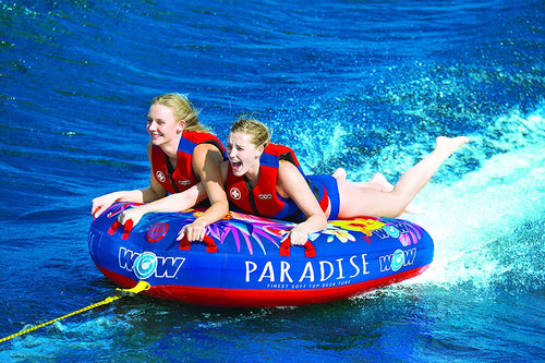 WOW Sports Paradise 2 Person 2P Soft Top Towable (22-WTO-3983) Jupiter Gear