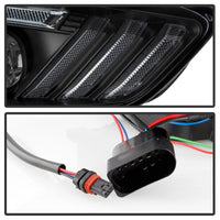 Spyder 15-18 Ford Focus Projector Headlights - Seq Turn Light Bar - Black PRO-YD-FF15-LBSEQ-BK OffRoadUSA.com