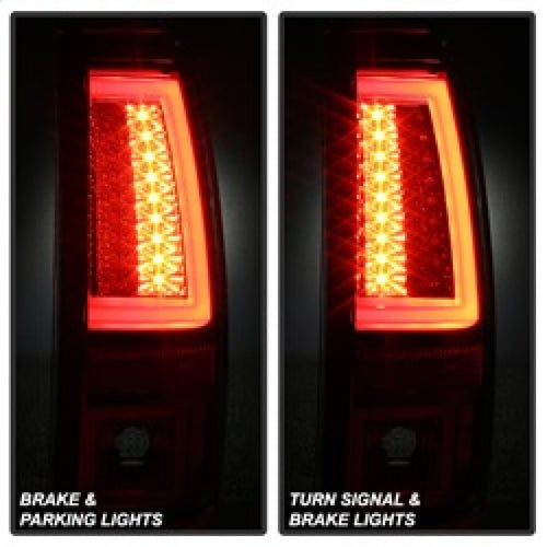 Spyder Chevy Silverado 1500/2500 99-02 Version 2 LED Tail Lights - Smoke ALT-YD-CS99V2-LED-SM OffRoadUSA.com
