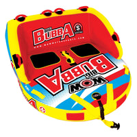 WOW Sports Big Bubba Hi Vis 2 Person Towable Water Tube For Pool and Lake Jupiter Gear